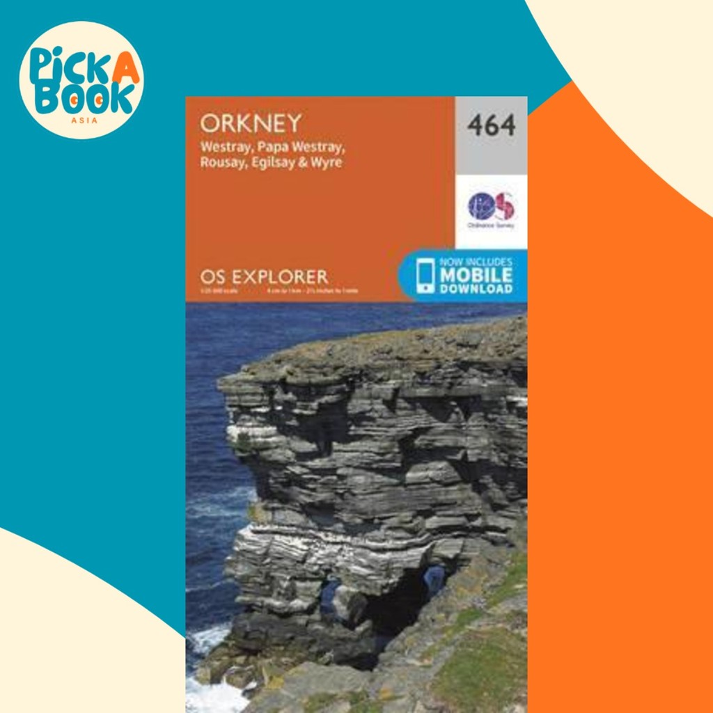 Orkney - Westray, Papa Westray, Roussay, Egilsay and Wyre by Ordnance Survey (ฉบับสหราชอาณาจักร ปกอ่