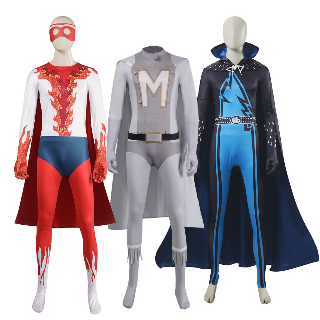 Megamind Plush Super Bad Guy Jumpsuit เสื้อคลุมสำหรับการแสดงบนเวที