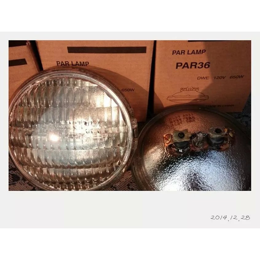 PAR36 120V650W PAR36 120V650W PAR36 Audience Light Stage หลอดไฟ 2 ตา 4 ตา 8 ตา Audience Light P56 แส