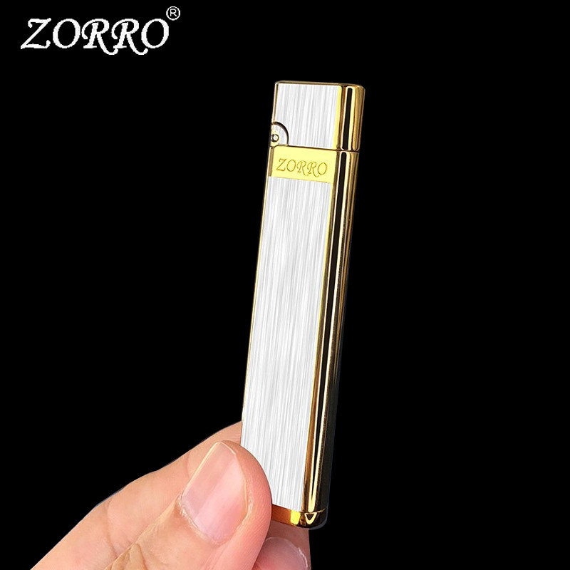 Zorro ไฟแช็ก เบา เครื่องบดบางเฉียบ สร้างสรรค์ ย้อนยุค ทนทาน