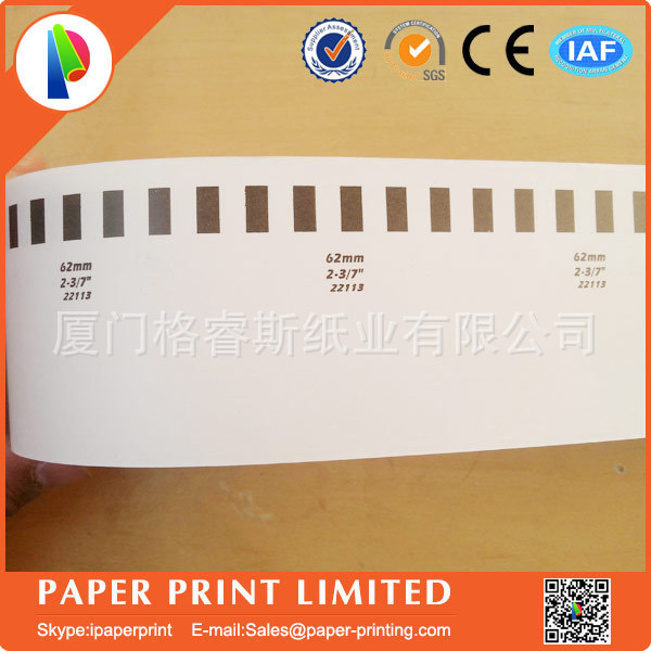 ริบบิ้นเครื่องฉลาก Brother Brother QL-700 DK-22113 กระดาษฉลากสีดําพื้นหลังโปร่งใส