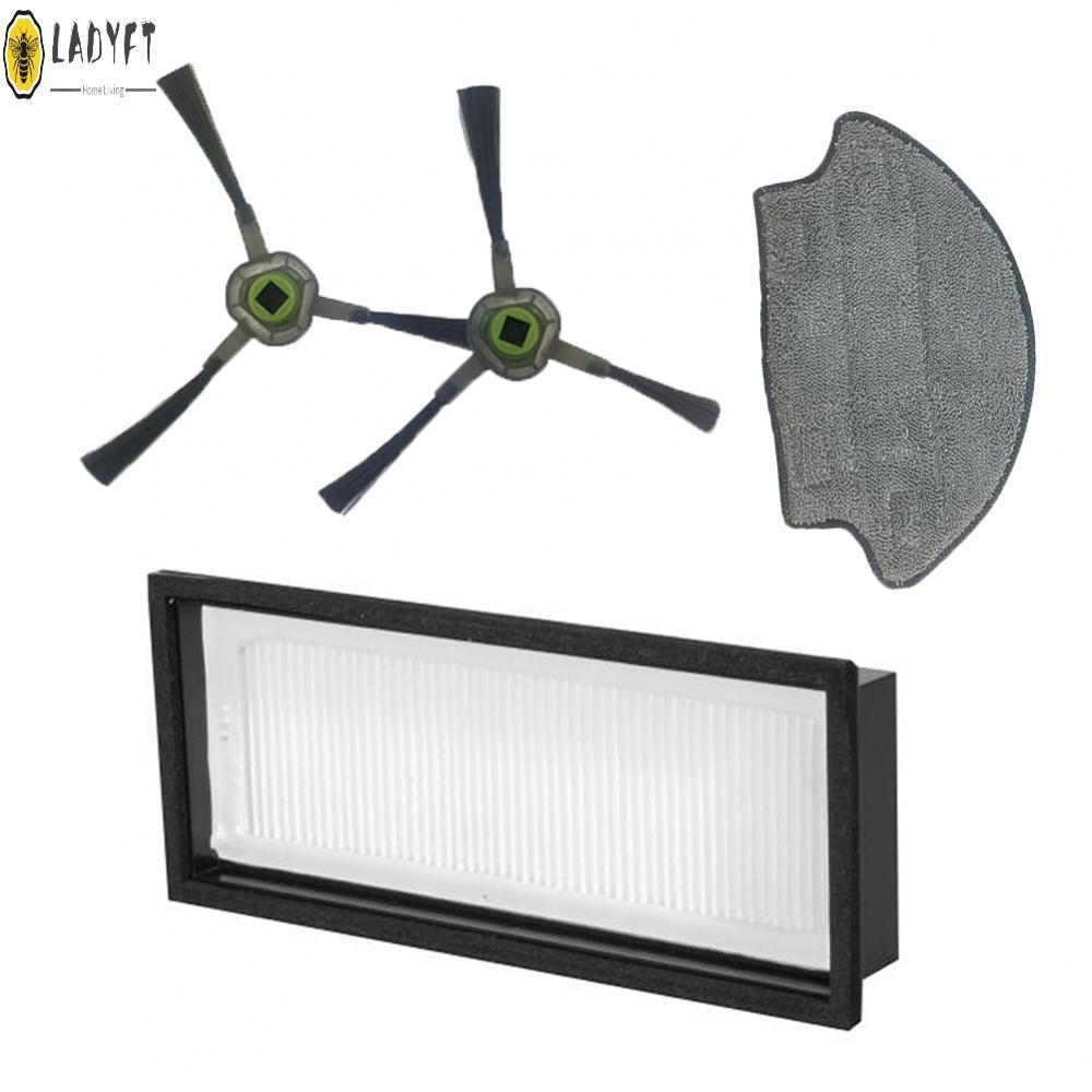 ปรับปรุงทําความสะอาดประสิทธิภาพแปรงด้านข้าง Mop ผ้า Combo สําหรับ ISWEEP 1705A