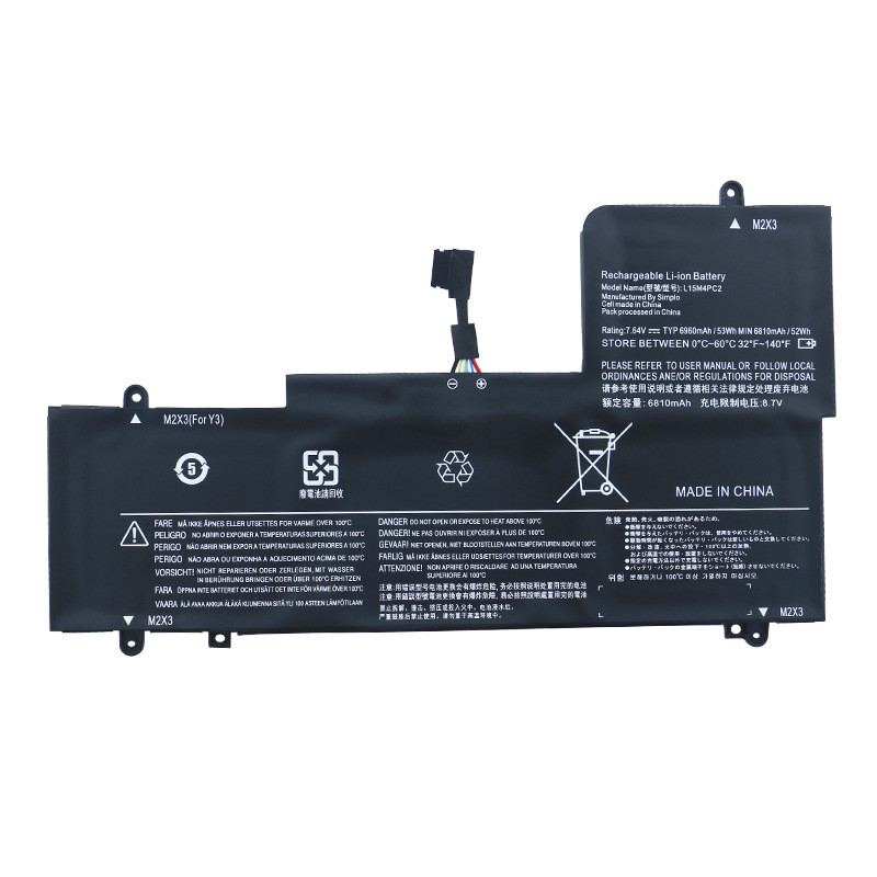 เหมาะสําหรับ Lenovo โยคะ 710-15ISK 710-14 L15M4PC2 L15L4PC2 แบตเตอรี่แล็ปท็อป