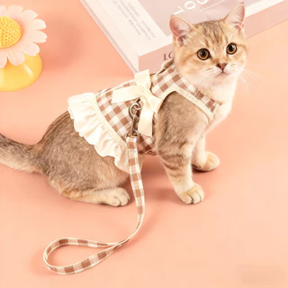 COD สายพันสัตว์เลี้ยง2ใน1 กระแส skirt ทั้งแมวหมา ผ้านุ่ม หายใจได้ ปลอดภัยไม่ทำร้าย ราคาหนึ่งใช้สองอย่าง