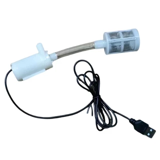 ปั๊มน้ำขนาดเล็ก DC 5V พร้อม USB ปั๊มจุ่มเงียบ Pump Water Pumps ปั๊มน้ําขนาดเล็กพร้อมตาข่ายกรอง
