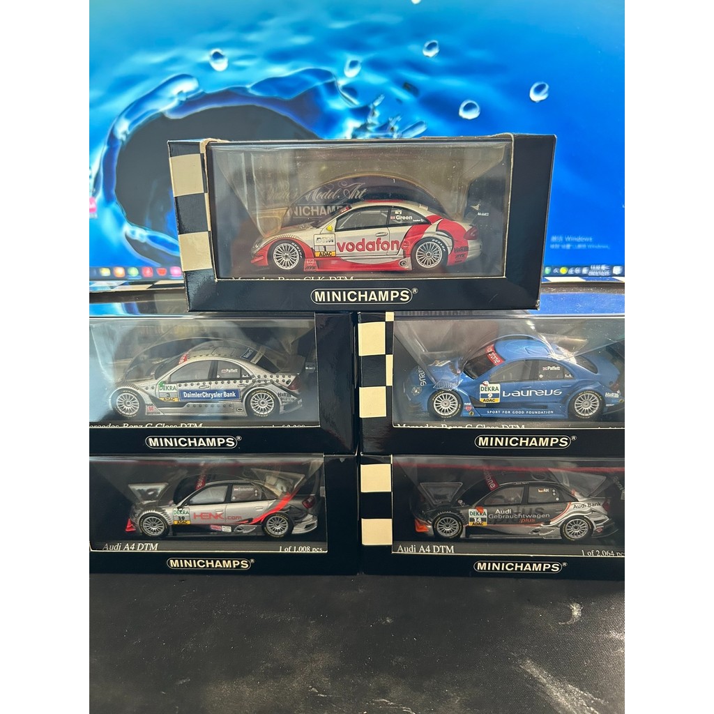 Mini Cut 1/43 DTM Series Mercedes CLK DTM 2002 (พร้อมส่งแล้ว) Mercedes C-Class DTM 2005 Mercedes C-C