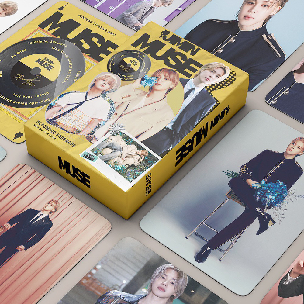 ข้อเสนอรูปแบบใหม่ JIMIN Single Photocard Self-Printing Album 2ND SOLO อัลบั้ม MUSE Series Photocard 