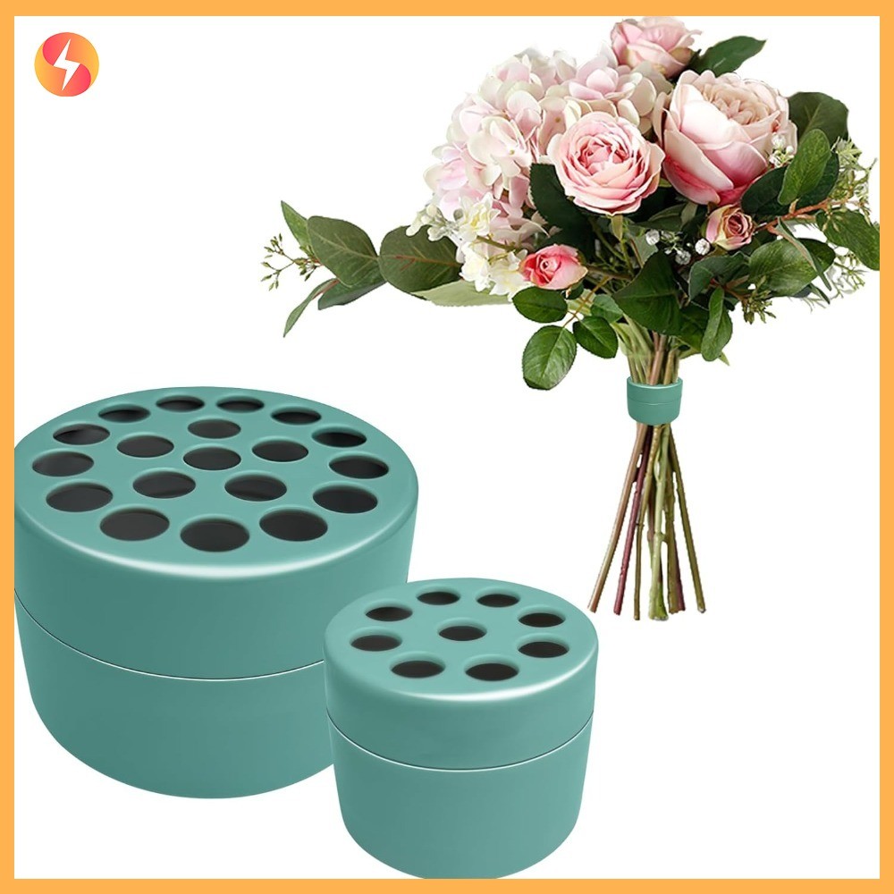 ผู้ถือก้านเกลียว Ikebana สนิมทนดอกไม้ผู้ถือสําหรับแจกัน DIY ชุดช่อดอกไม้