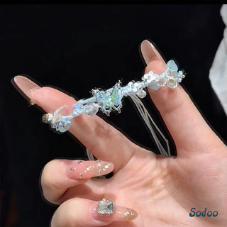 [COD] Gelang Tali Serut Kupu-kupu Wanita Gelang Couple Saudara Perempuan Gelang Tenun Niche Segar Butterfly Korea Aesthetic Aksesoris  -SO