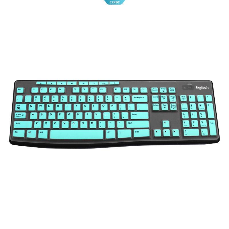 ฝาครอบคีย์บอร์ด Logitech MK200 (แบบมีสาย)/MK295/K275 – ฟิล์มป้องกันกุญแจสไตล์สติ๊กเกอร์ซิลิโคน [ZK]