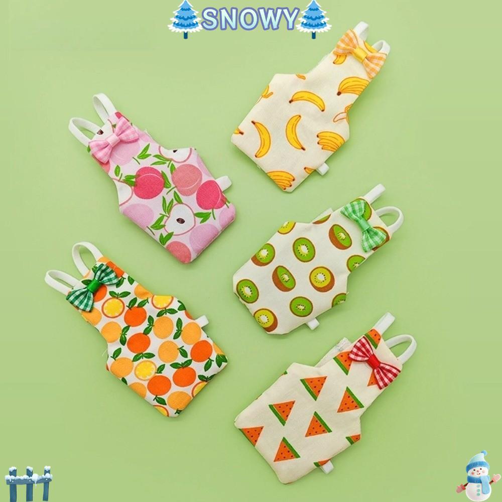 SNOWY นกแก้วผ้าอ้อม, Bowtie ผลไม้ที่มีสีสันนกแก้วชุดเที่ยวบิน, เก็บนกสะอาดล้างทําความสะอาดได้ Breathable สัตว์เลี้ยงนกเสื้อผ้าในร่มใช้