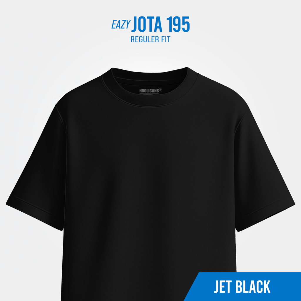 เสื้อยืด HOOLIGANS Jota EAZY 195 - Jet Black