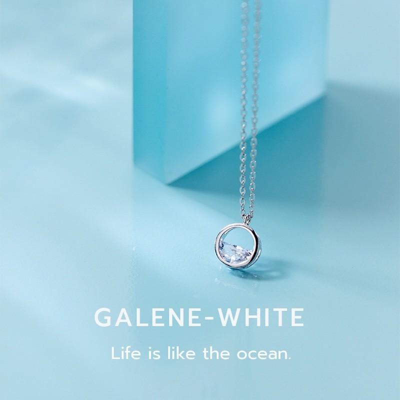 GALENE-White สร้อยคอเงินแท้ S925 [MERCELO]