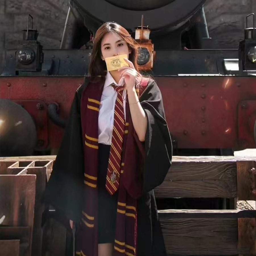 ชุดแฮรี่ พ็อTER Magic Robe ของแท้จาก USJ Co-branded เหมาะสำหรับคอสเพลย์และเครื่องแต่งกายแฟนตาซี