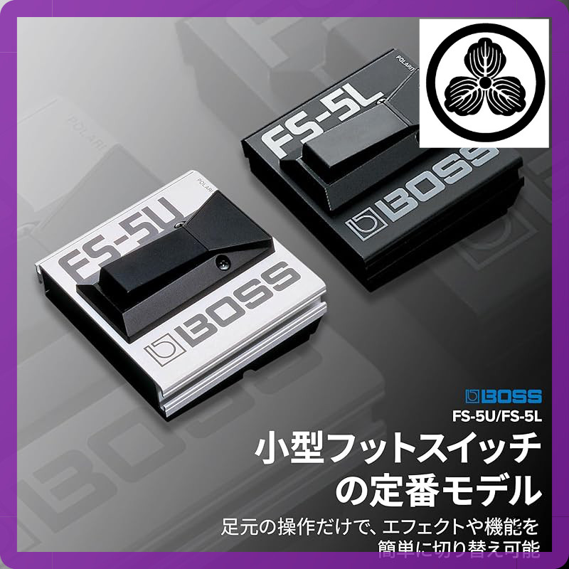 Universal BOSS Footswitch for Rhythm Machines and Amps - FS-5U & FS-5L Models