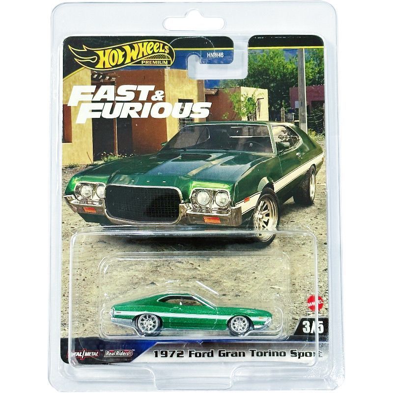 [เคสป้องกันฟรี] Hot Wheels Gold Label Speed and Passion Ford Duling Iron Bottom Rubber Car Model