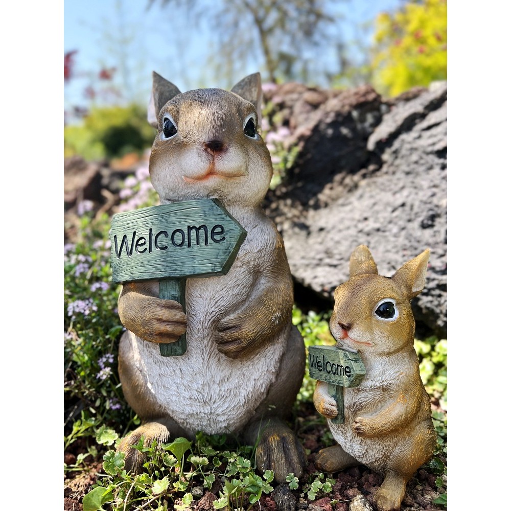 【พร้อมส่ง】กระต่าย/กระต่ายน้อย/Rabbit ของแต่งสวน แต่งสวน garden decoration กระต่ายกลางแจ้งต้อนรับแบรนด์สวนต้อนรับเครื่องประดับต้อนรับสร้างสรรค์ลานตกแต่งน่ารัก