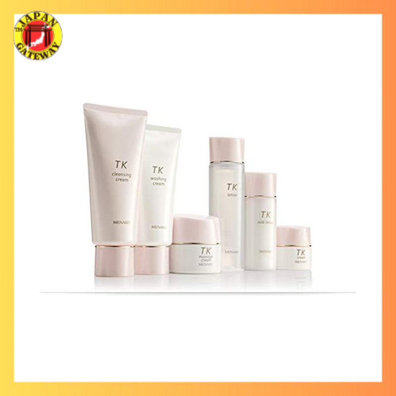 [ส่งตรงจากประเทศญี่ปุ่น]MENARD TK 6-Piece Set: Cleansing Cream, Washing Cream, Massage Cream, Lotion