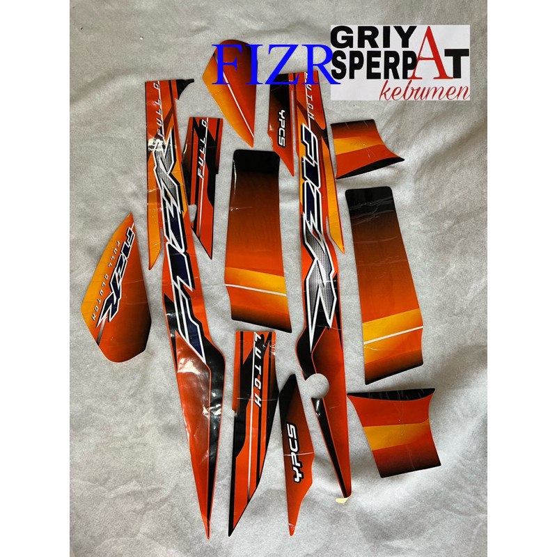 F1ZR BLACK ORANGE BODY STRIPING 2003