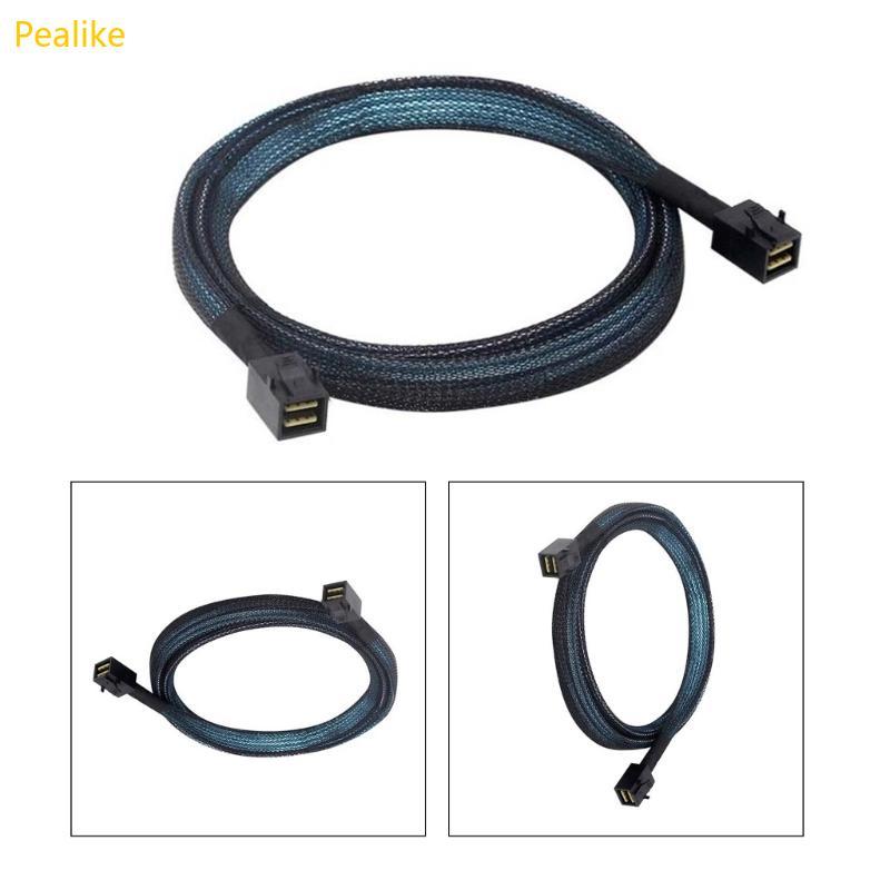 Pealike ที่เชื่อถือได้ SFF 8643 ถึง SFF 8643 อะแดปเตอร์สายเคเบิลเหมาะสําหรับ PC และสํานักงาน