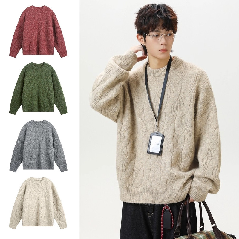 เสื้อไหมพรมผู้ชาย สไตล์โมเดิร์นญี่ปุ่น ออกแบบสำหรับทั้งชายและหญิง