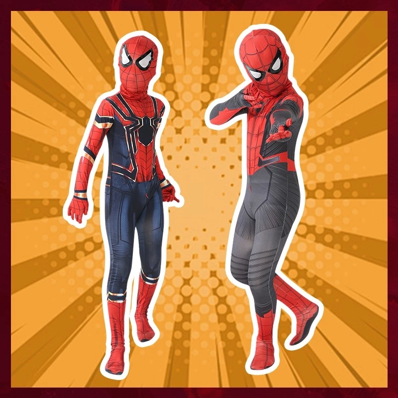 【สต็อกไทย ส่งไว 24 ชม】 ชุดคอสเพลย์ Spider Man ชุดซูเปอร์ฮีโร่เด็กชาย ชุดสไปเดอร์แมน เครื่องแต่งกาย 3D ชุดเด็กสไปเดอร์แมน thumbnail 10