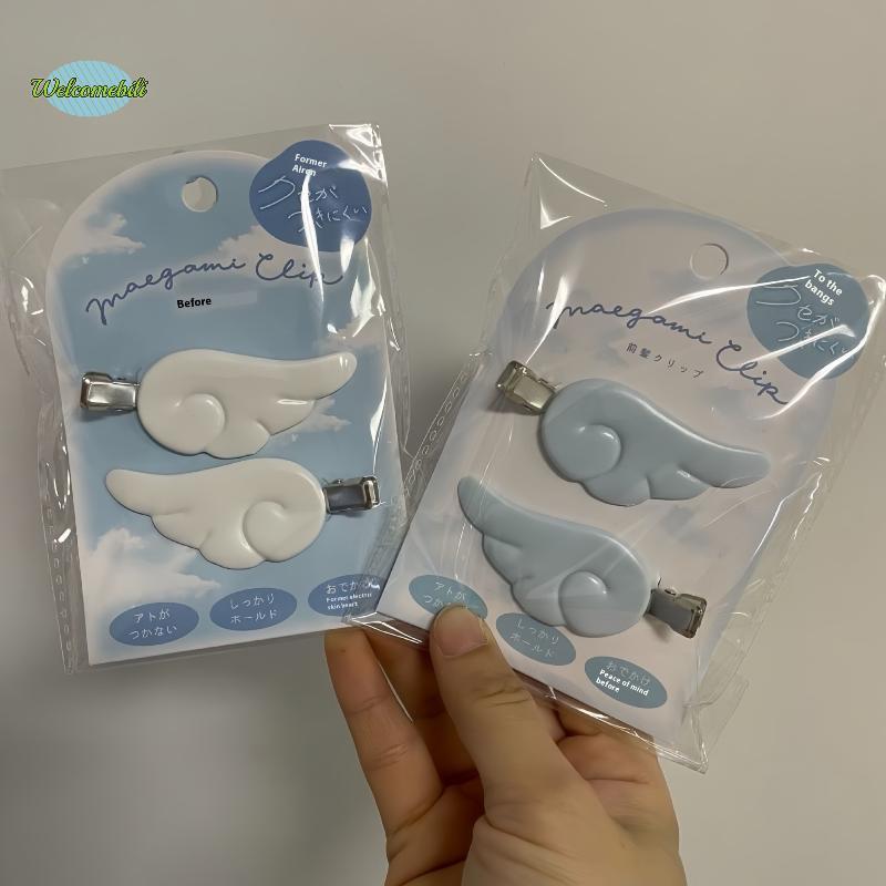 [WLB-t] 1 คู่น่ารักหวานสไตล์ญี่ปุ่น Y2K Angel Wing Hairpin Barrettes Hairgrip Headdress Headwear เครื่องประดับอุปกรณ์เสริมใหม่