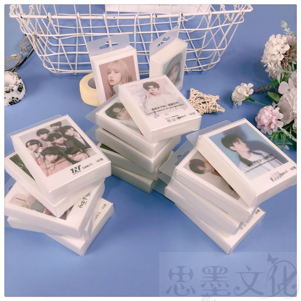 40 การ์ด LOMO การ์ด Cai Xukun Xiao Zhan Wang Yibode Yunshe 100% เก้า% Wang Junkai Yi Yang Qianxi การ