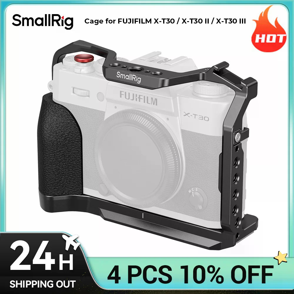 SmallRig X-T30 II / X-T30 III กล้อง Full Cage สําหรับ FUJIFILM X-T30 / X-T30 II /X-T30 III พร้อม Arc