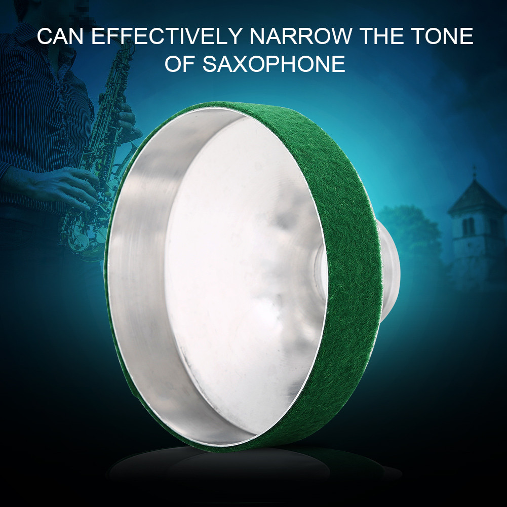 toprctoy.th Mingzhe อลูมิเนียมอัลลอยด์ TENOR SAXOPHONE MUTE DAMPENER ULTRALIGHT SOUND SILENCER อุปกร