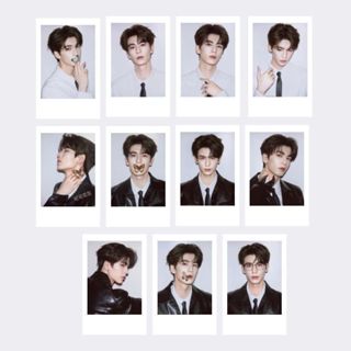 Zhang Linghe ชิ้นฉีกสไตล์โพลารอยด์ 10 ซม. Photocard คอลเลกชั…
