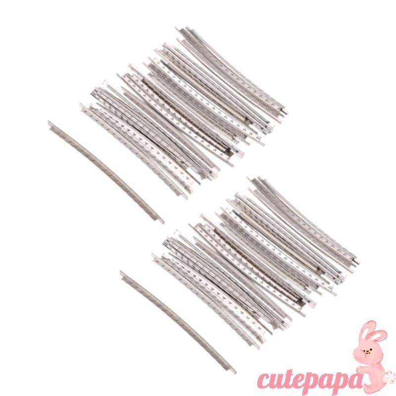Cutep 24 ชิ้นกีตาร์ Fret สายไฟ 2 2 มม.22 24 Fret นิกเกิลทองแดงสีขาว Fretwire สําหรับกีตาร์
