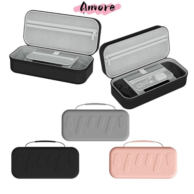 Amore กระเป๋าเก็บของแบบพกพาสําหรับ ROG รุ่นเฉพาะคอนโซลเกมมือถือกันกระแทกกระเป๋าเดินทางพร้อมกระเป๋า