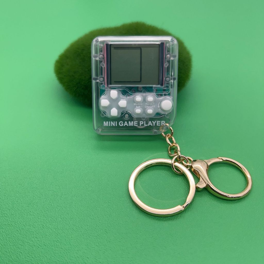 คอนโซลเกม Tetris Key Lobster Clasp Nostalgic Mini ของเล่นเด็กกระเป๋านักเรียนจี้ QPYG