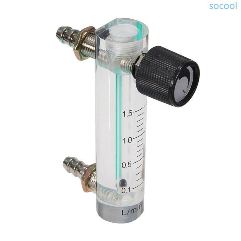 Soc* ปรับ Flowmeter LZB-6M 0-1 5 LPM Soft Tube สําหรับโรงพยาบาลบาร์