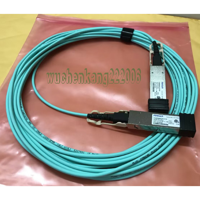 ยี่ห้อใหม่ FINISAR ยี่ห้อ QSFP-100G-AOC1M3M5M10 สาย QSFP28 ใช้งานร่วมกับ CICHAWEI
