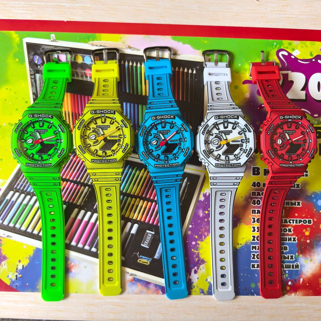 ญี่ปุ่น G*@*/shock GA-2100MNG-2A MANGGA นาฬิกาผู้ชายนาฬิกาดิจิตอลนาฬิกา w289