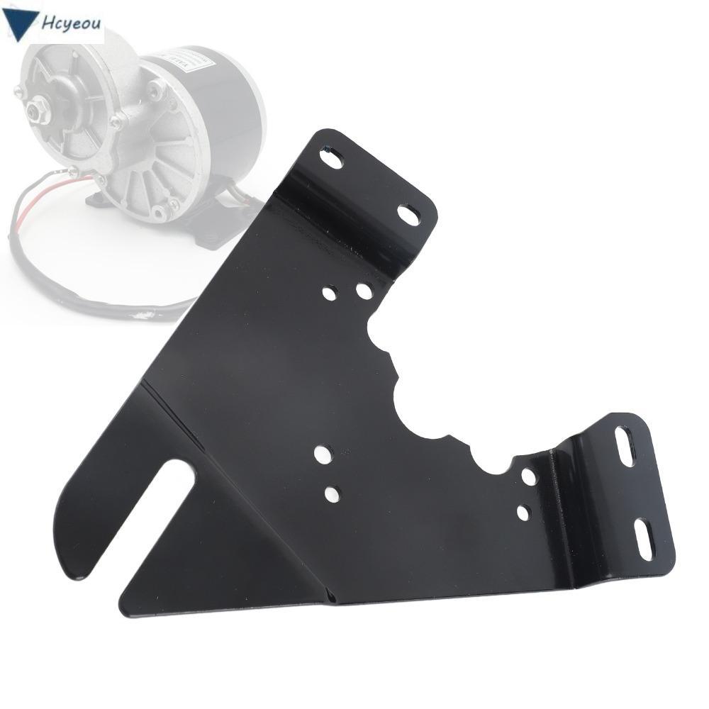 HCYEOU แผ่นติดตั้งมอเตอร์,เหล็กสีดําไฟฟ้ามอเตอร์แผ่น,ทนทานน้ําหนักเบามอเตอร์แผ่นยึดสําหรับ MY1016Z/M