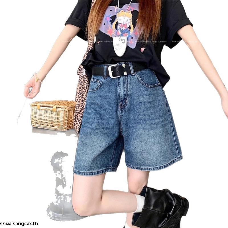 ยีนส์SARAN P12 กางเกงยีนส์ขาสั้น3ส่วน (Jorts jeans)