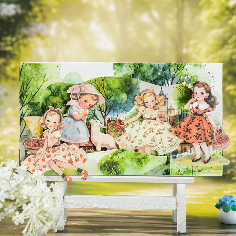 Journal GO 25pcs ความทรงจําในวัยเด็กสติกเกอร์ Kawaii ตัวอักษร Decals สําหรับ Journal Scrapage Planne