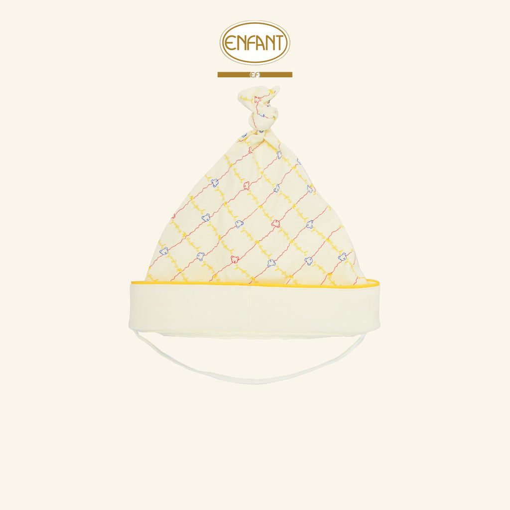 Enfant หมวกทารก  ลายหมีมงกุฎ EF7EP5