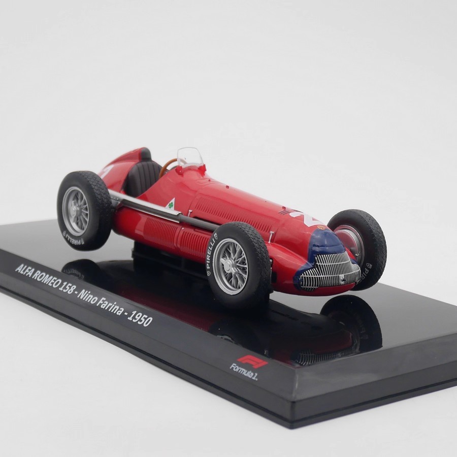 Ixo 1: 24 ALFA ROMEO 158 Nino Farina 1950 Alpha ROMEO F1 รถแข่ง