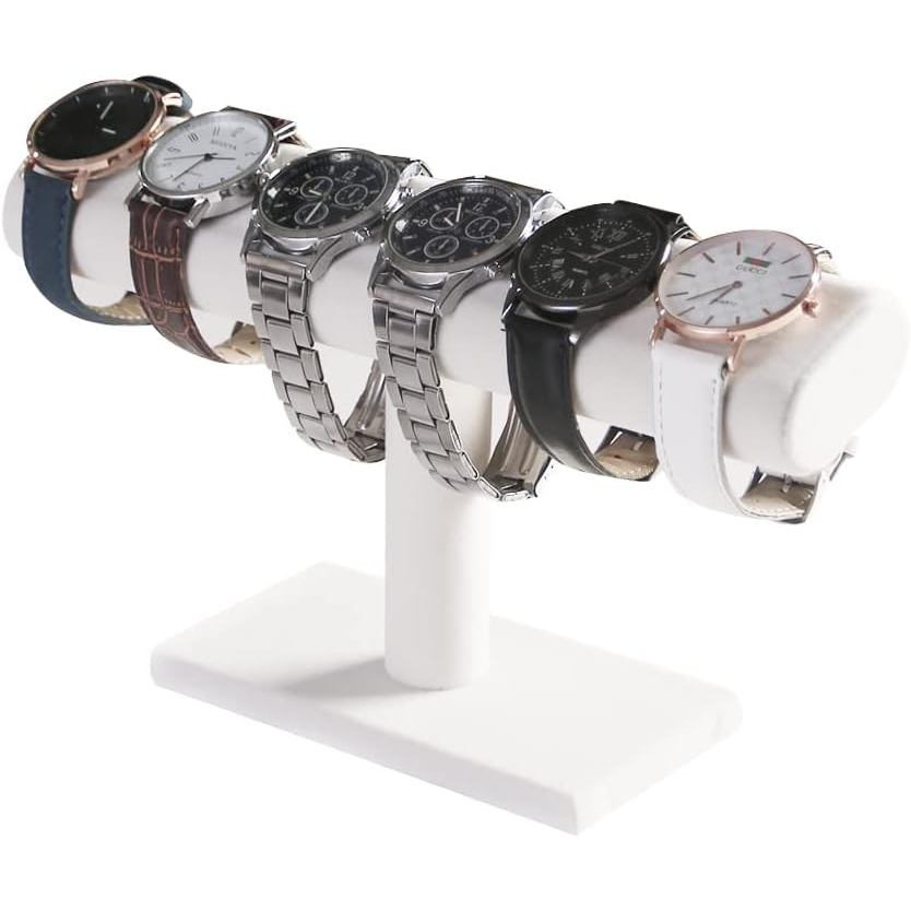 Byken Watch Bracelet Holder,Jewelry Display Stand สําหรับขาย (สีเบจ)