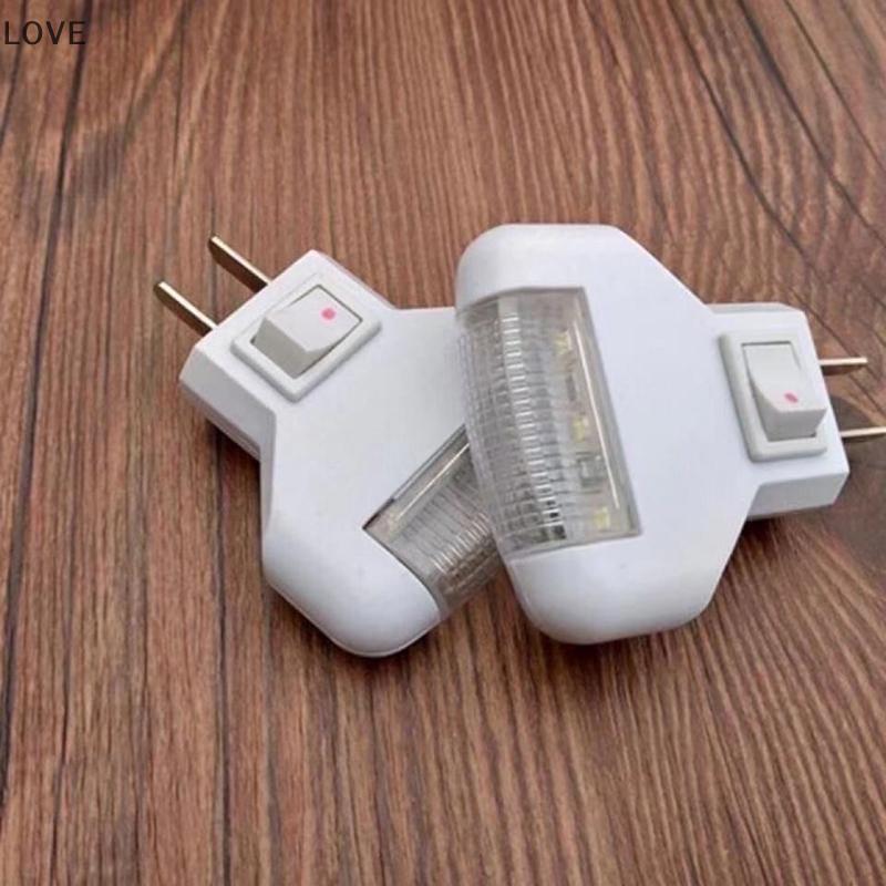 โคมไฟติดผนัง LED 1W สำหรับส่องสว่างและตกแต่งห้องนอน พร้อมปลั๊ก
