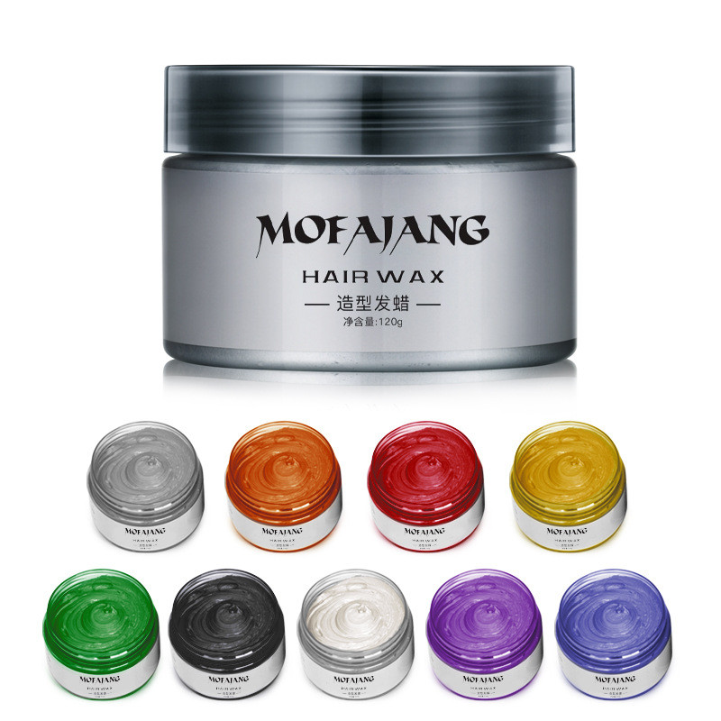 สาม Magic Hair Makers Granny สีเทาผมโคลนสี Hair Wax จัดแต่งทรงผม Hairdressing Supplies ทิ้งย้อมสี 11