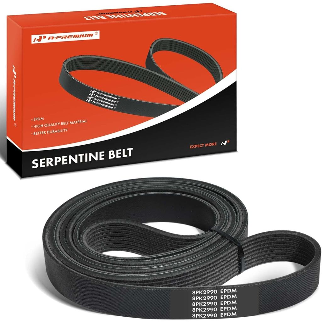 สายพานไดรฟ์เครื่องยนต์ Serpentine A-Premium เข้ากันได้กับ Ford E-350 Econoline, E-350 Econoline Club