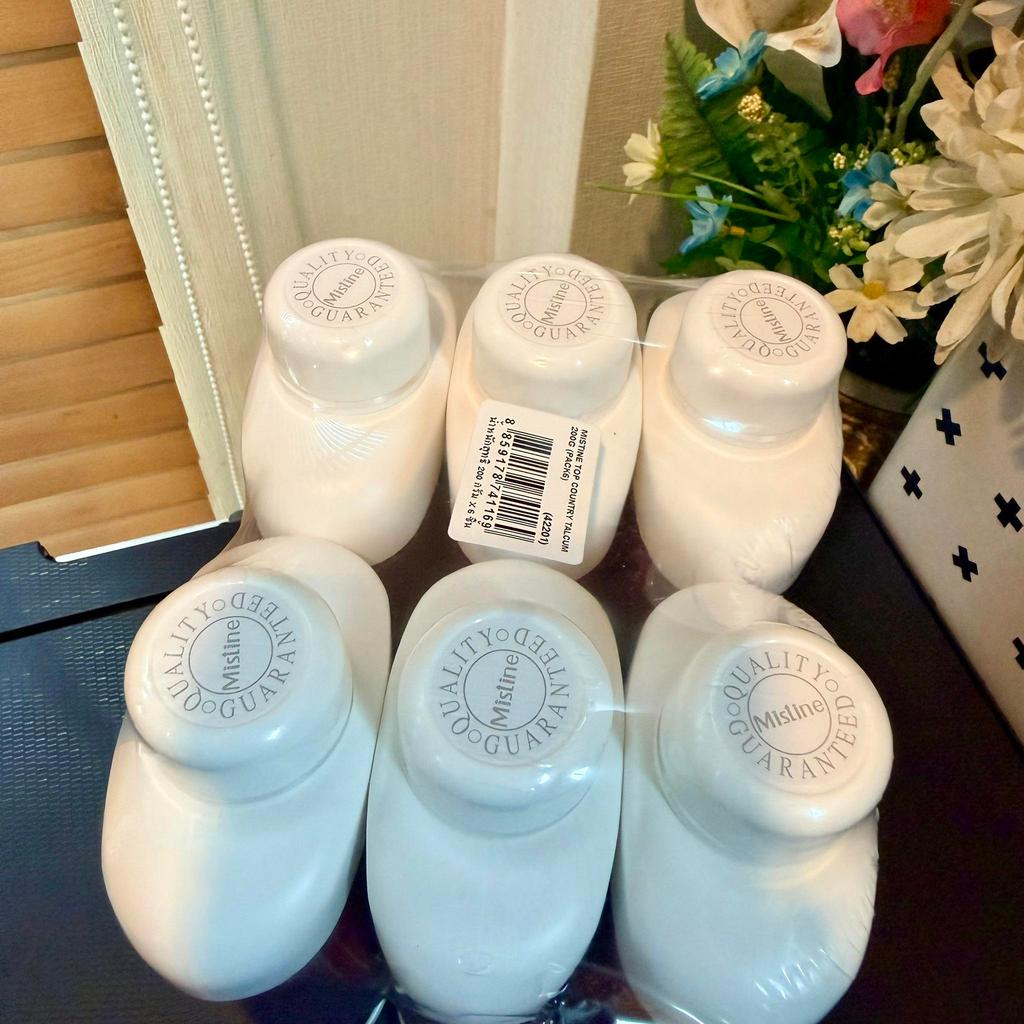 แป้งหัวม้า (แพค6ขวด) มิสทิน แป้งหอมโรยตัว กลิ่นท็อปคันทรี่  Mistine Top Country 200 กรัมx6ขวด ราคา ถูกที่สุด ดีลบีเคเค แกลเลอรีภาพที่ 6