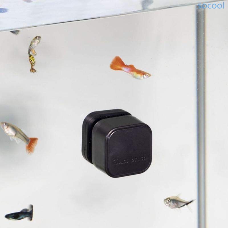 Soc* Fish Aquarium Strong Magnetic Cleaner Glass Fish Tanks แปรงแม่เหล็ก