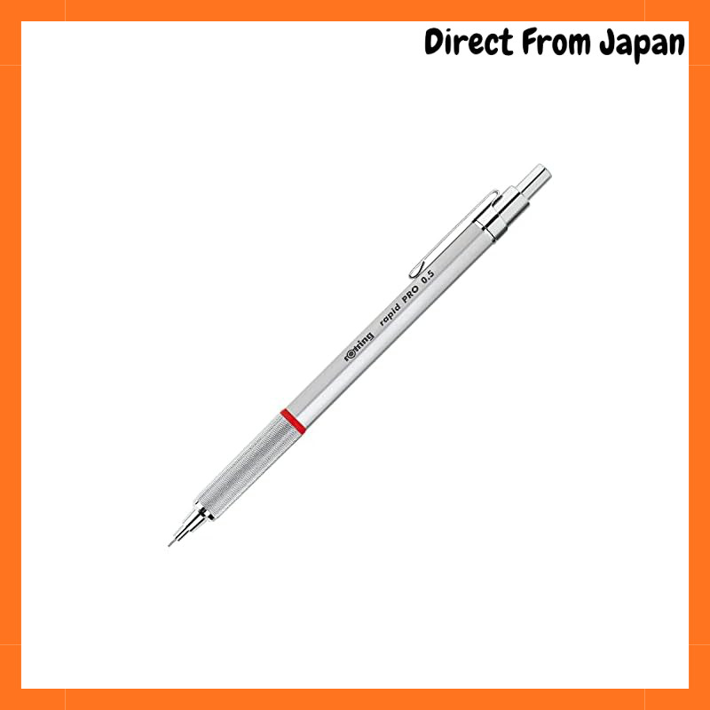 Rotring Rapid Pro 0.5mm Mechanical Pencil Silver 1904-255 [Japan Authentic]