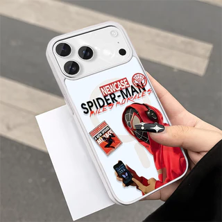 แม่เหล็ก 🛰เคสใสกันกระแทกลายน่ารัก🛰ไอโฟน17Air 11 12 13 14 15 16 17 PROMAX 17 16 15Pro 16 15 14PLUS 8 7Plus XR X XS XSMAX